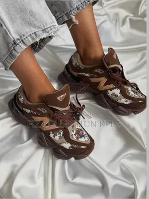 New Balance 9060 Brown Suede Premium Sneakers