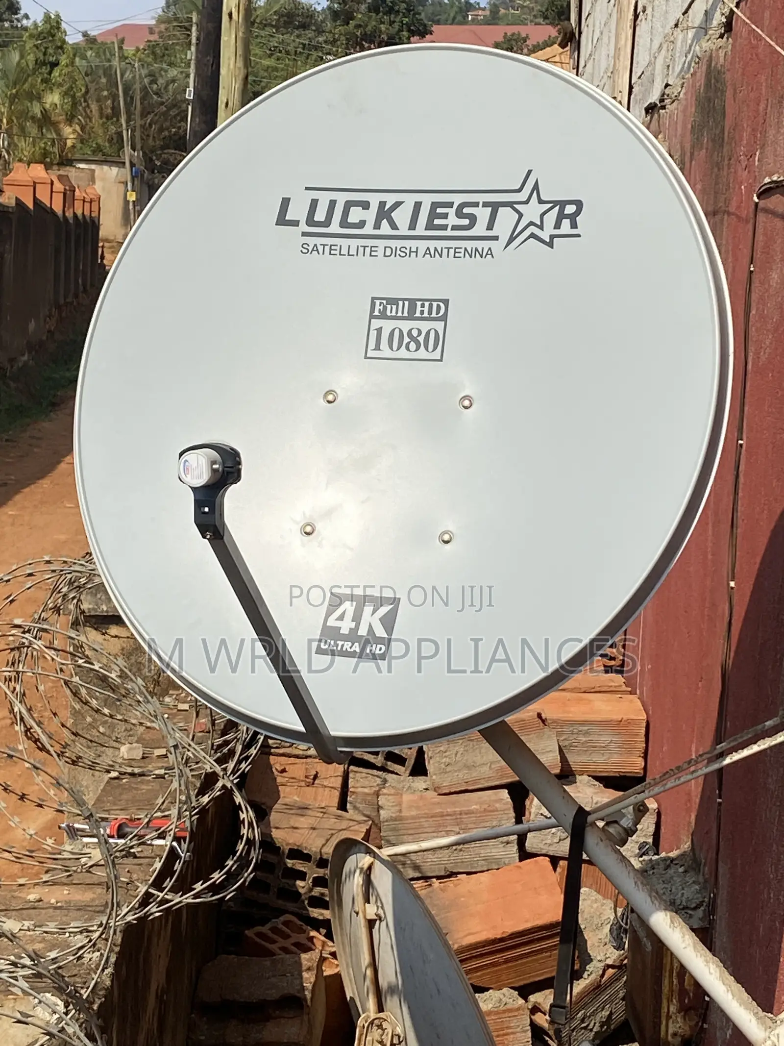 Luckiestar Satellite Dish Antenna 4k Ultra Hd