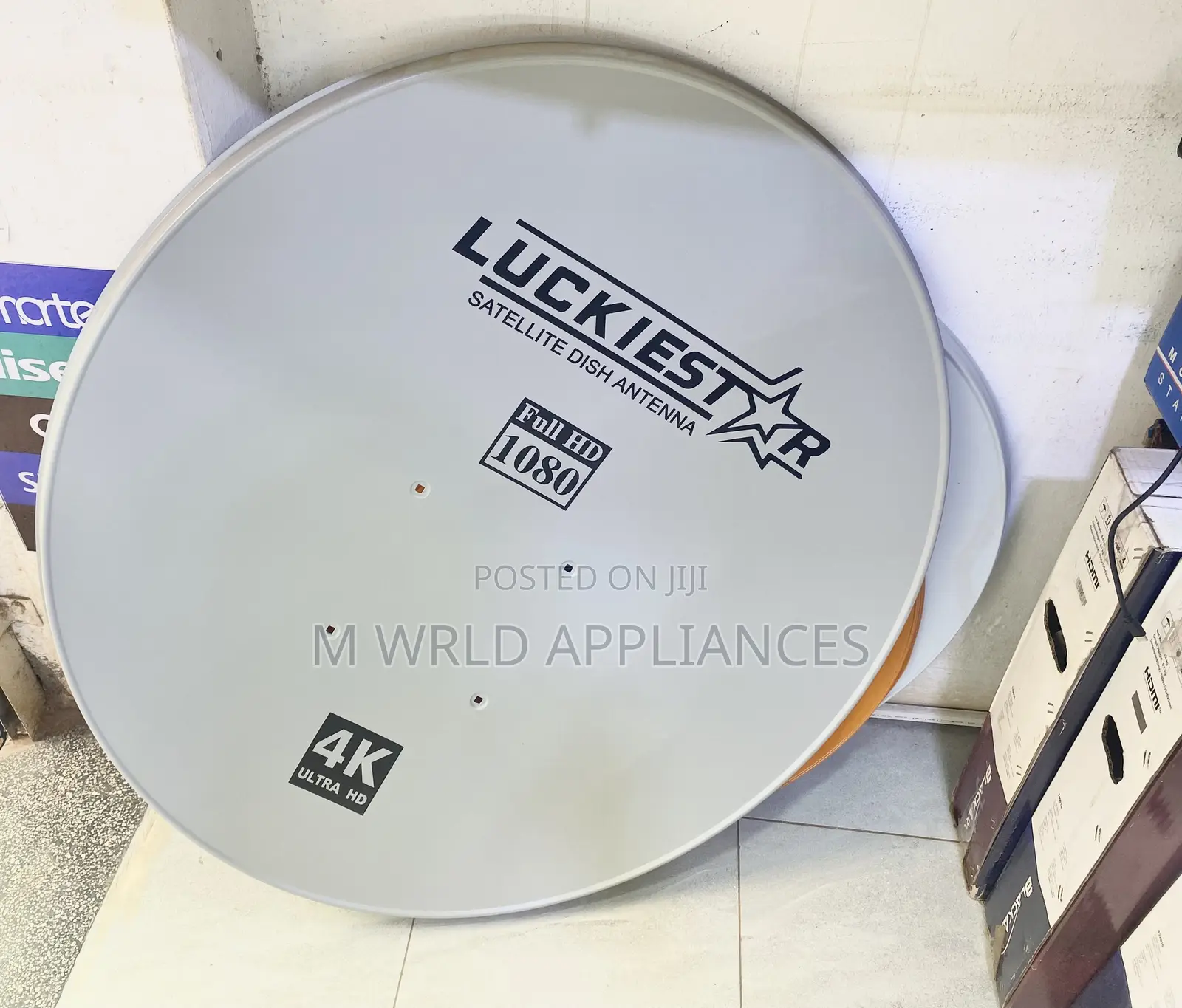 Luckiestar Satellite Dish Antenna 4k Ultra Hd