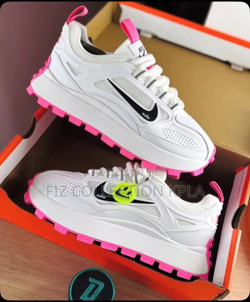 Original Nike Bailleli White & Pink Sneakers – Premium Edition