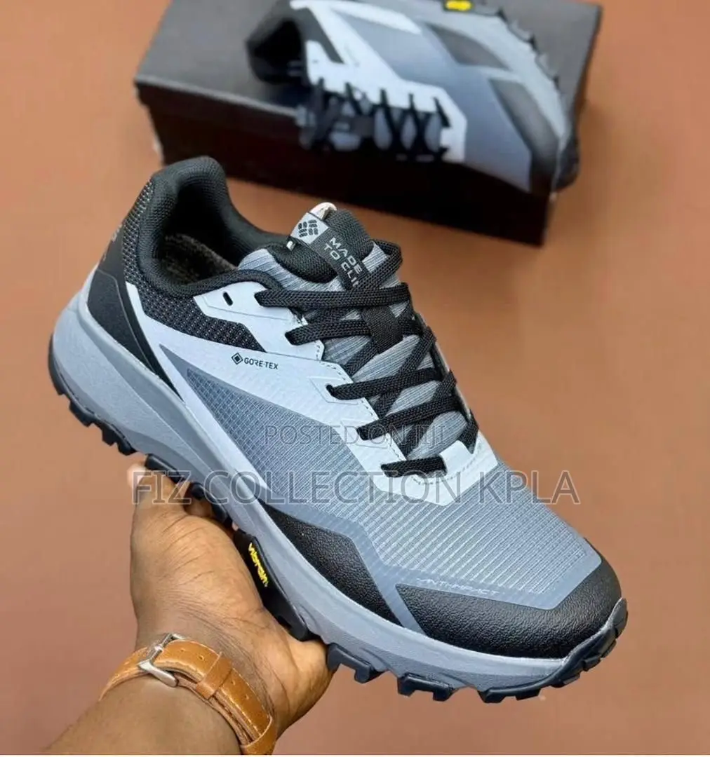 Original Columbia Grey & Black Waterproof Hiking Sneakers