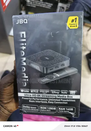 JBQ Elevano Ultra-Hd 8K Streaming Media Box