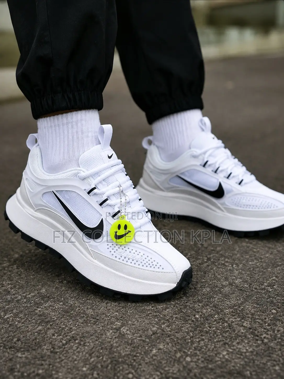 Original Nike Bailleli White Black Chunky Sneakers