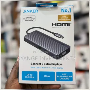Anker USB-C Hub (10-in-1, Dual Display) .