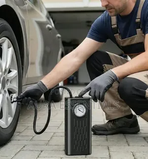Cordless Air Pump for Car & Bike Tyres