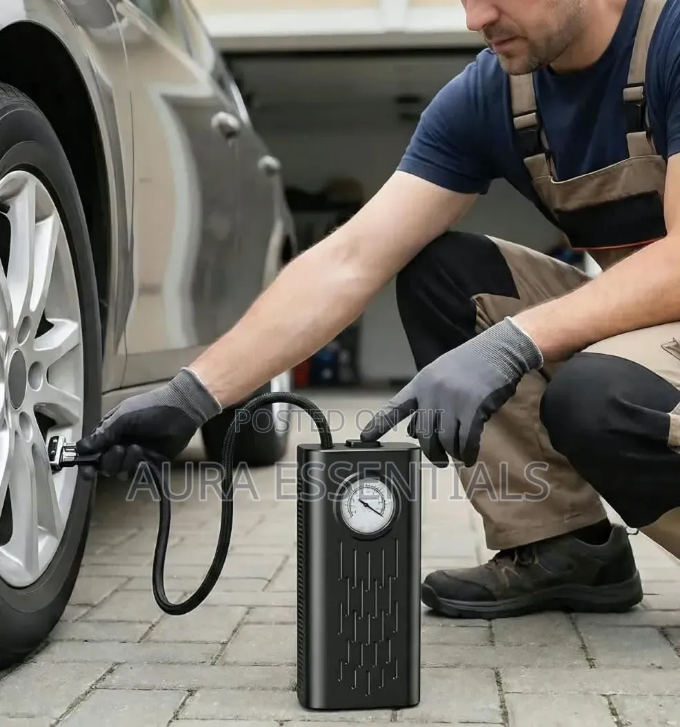 Cordless Air Pump for Car & Bike Tyres