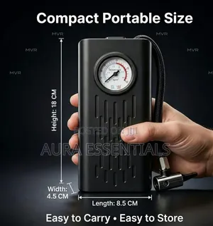Cordless Air Pump for Car & Bike Tyres