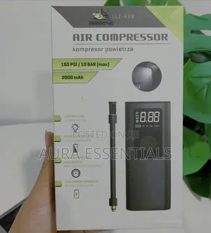 LLZ-668 Portable Cordless Air Compressor and Tyre Inflator.
