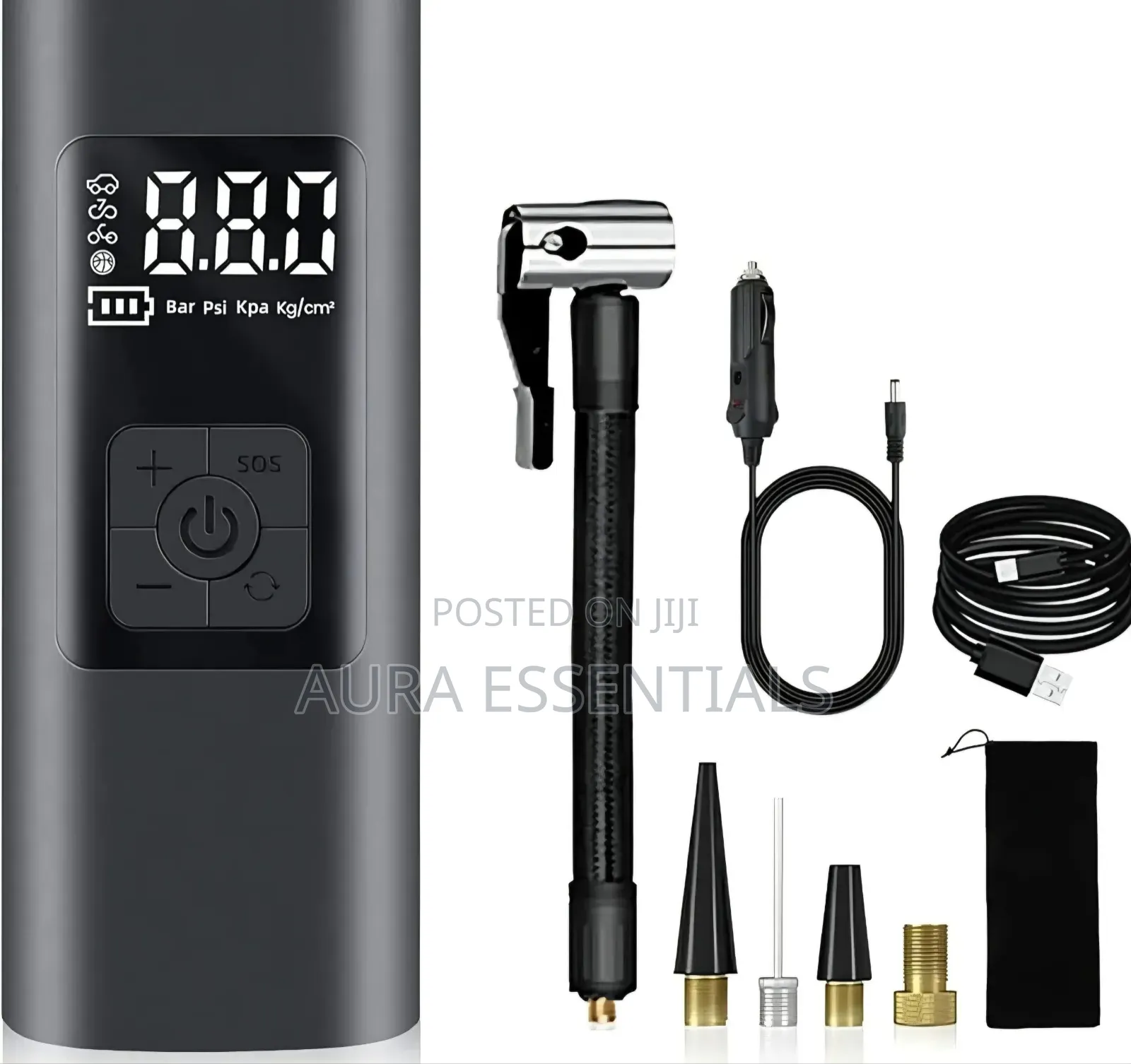 LLZ-668 Portable Cordless Air Compressor and Tyre Inflator.