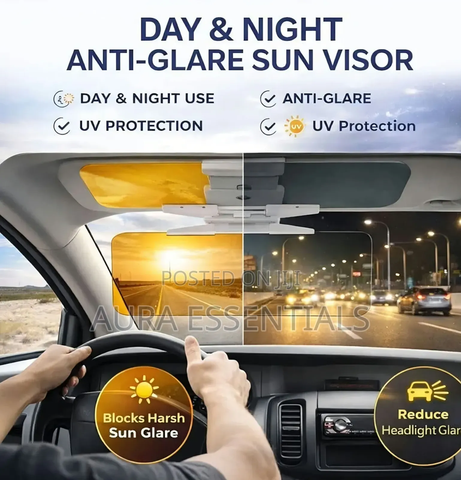 Car Day and Night Anti-Glare Visor