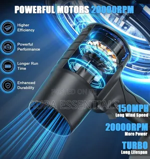 Turbo Jet Blower Cordless Air Duster