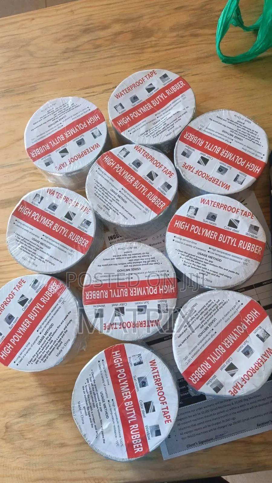 Rubber Aluminum Waterproof Tape