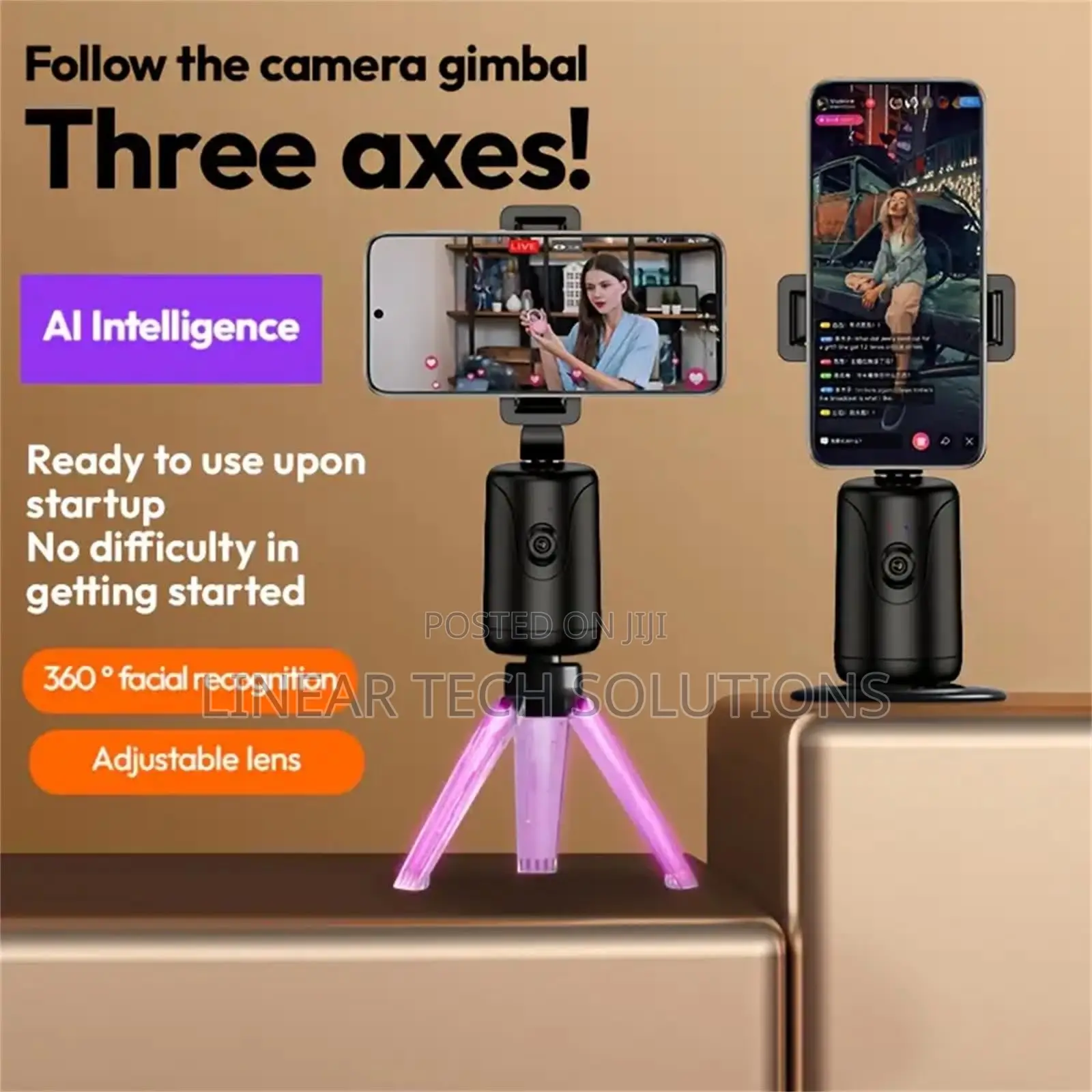 P01 Auto Face Tracking Selfie Stick Tripod