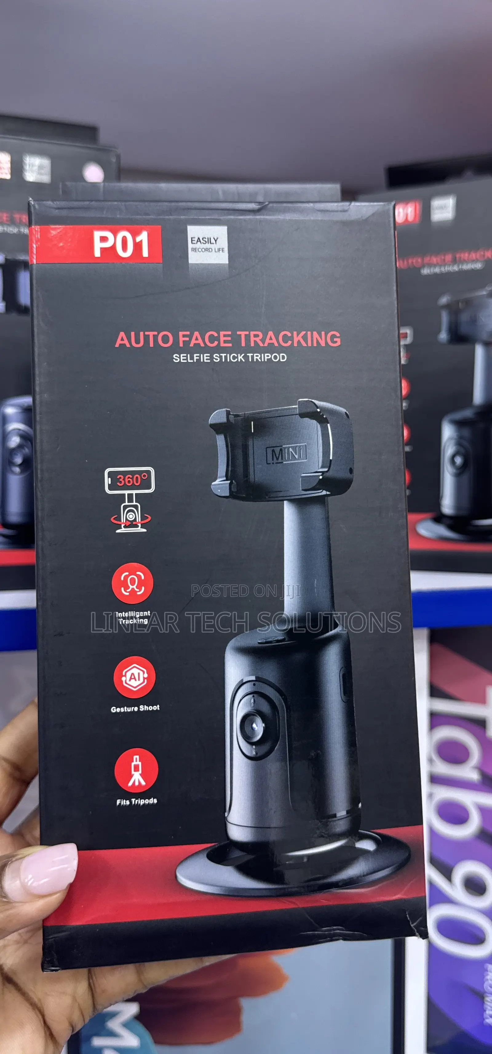 P01 Auto Face Tracking Selfie Stick Tripod