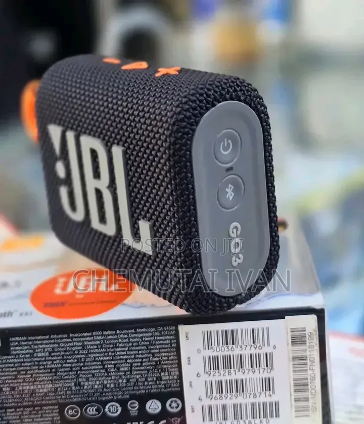 JBL Go3 Boom Bass Speaker