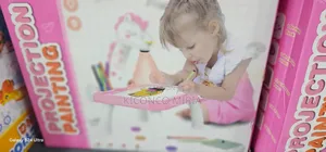 Unicorn Projection Painting Table