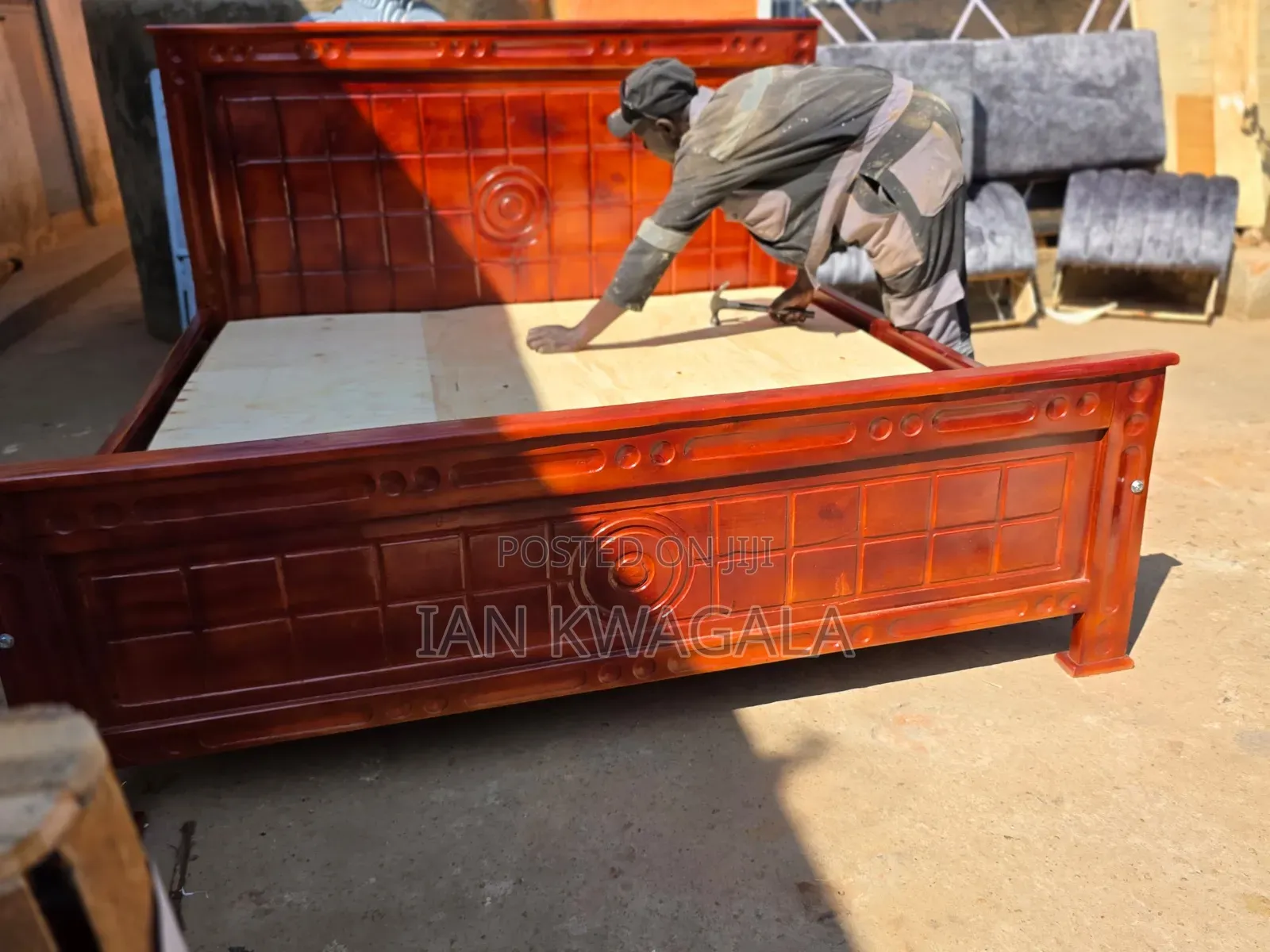 Hardwood Tile Bed 5x6