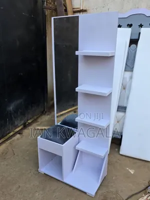 Dressing Mirror Stand With Seat
