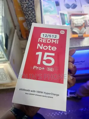 New Xiaomi Redmi Note 15 Pro+ 512 GB Black