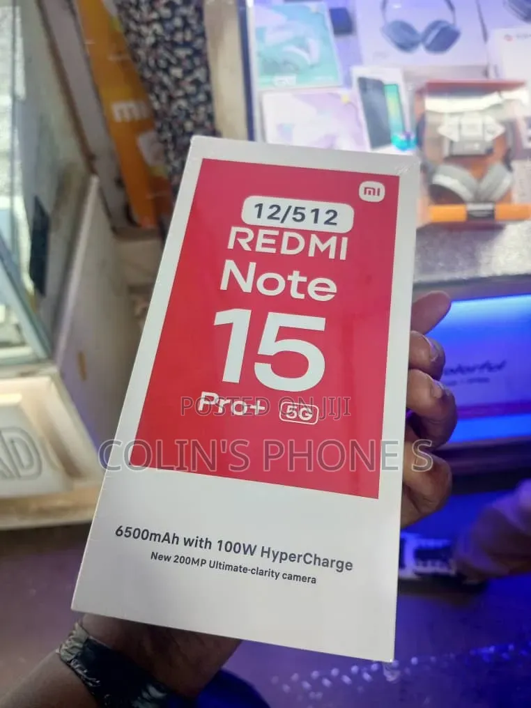 New Xiaomi Redmi Note 15 Pro+ 512 GB Black