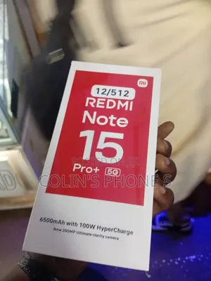 New Xiaomi Redmi Note 15 Pro+ 512 GB Black