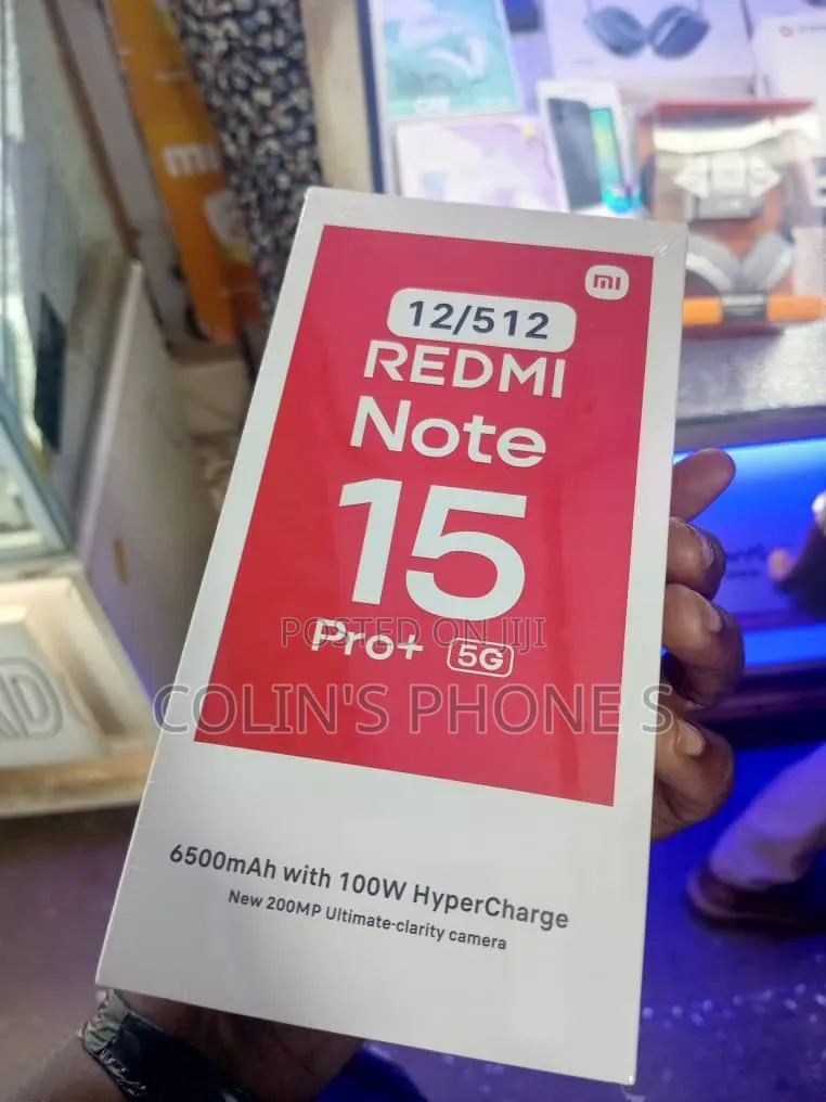 New Xiaomi Redmi Note 15 Pro+ 512 GB Black