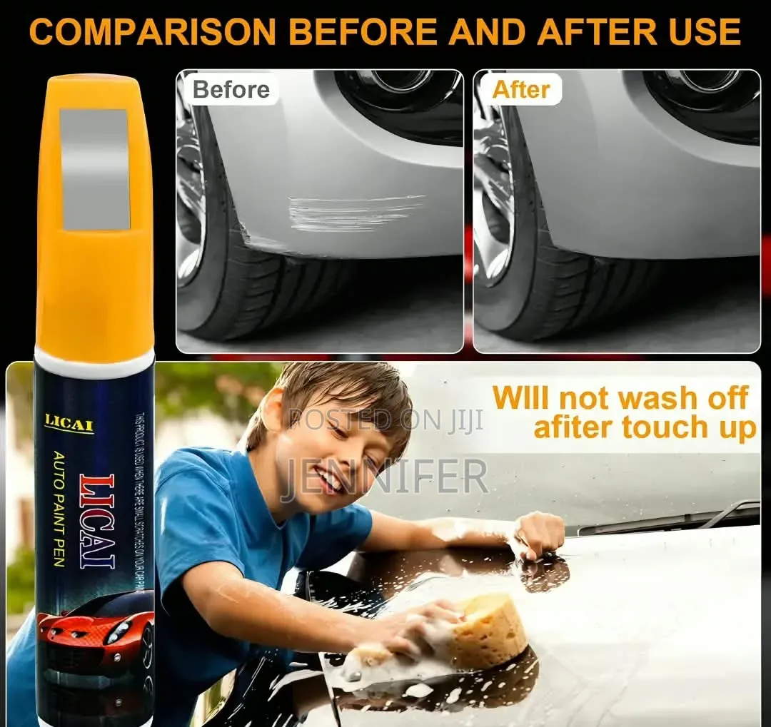 3pcs Lical Auto Paint Touch-Up Pen- Flash Silver