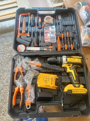 Tool Set With Drill and Other Accessories