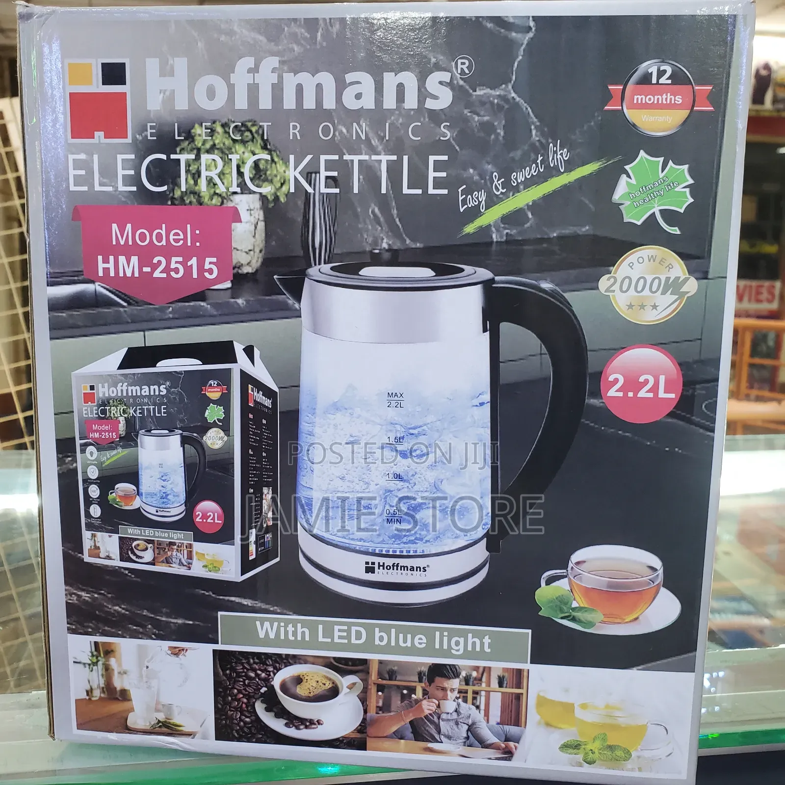 Glass Kettle 2.2l / Electric  Kettle