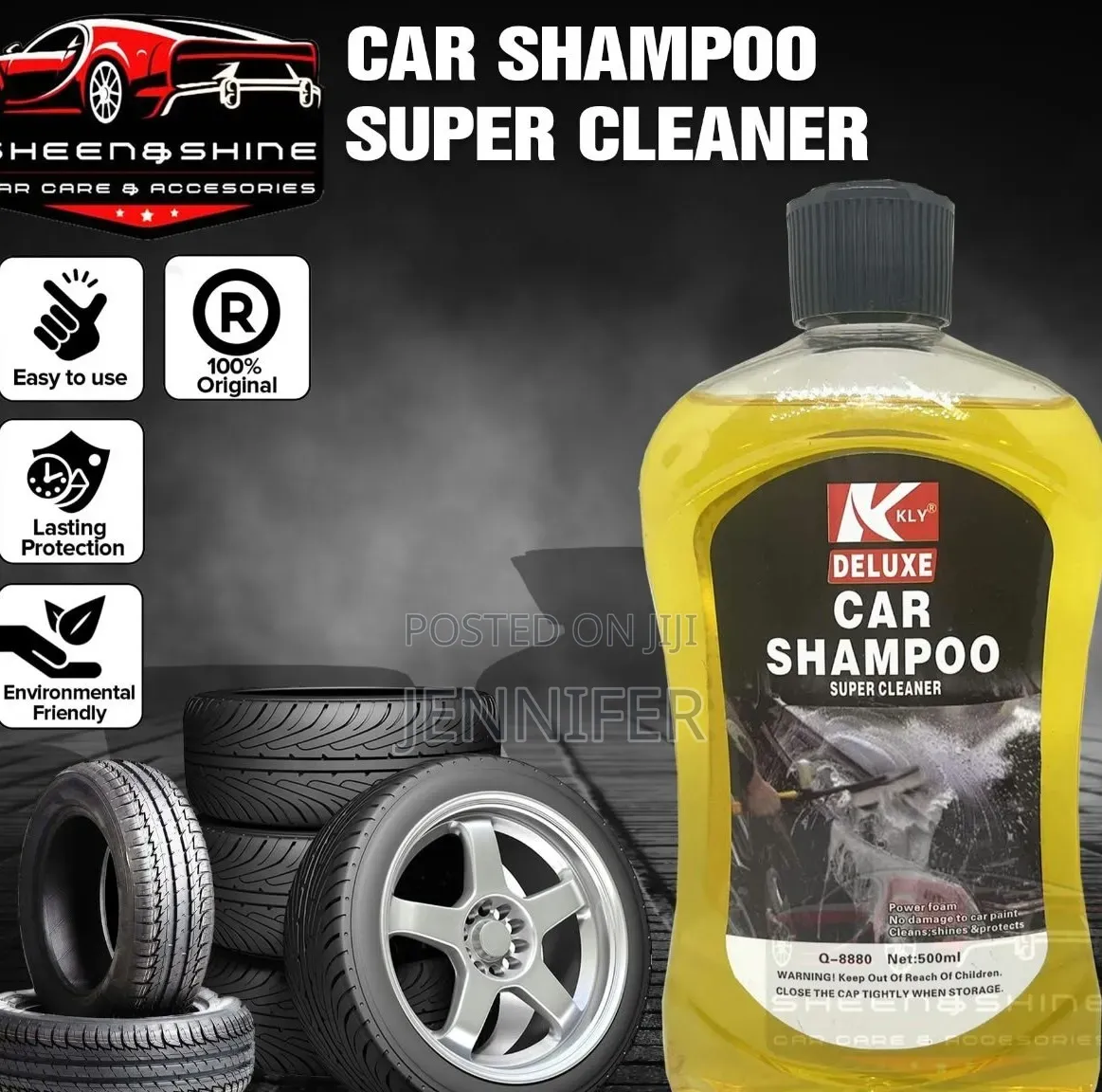 500ml Bottle of Deluxe Car Shampoo Super Cleaner