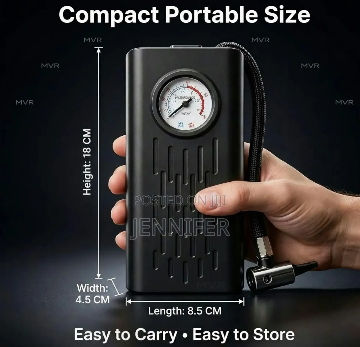 Cordless Air Pump for Car & Bike Tyres