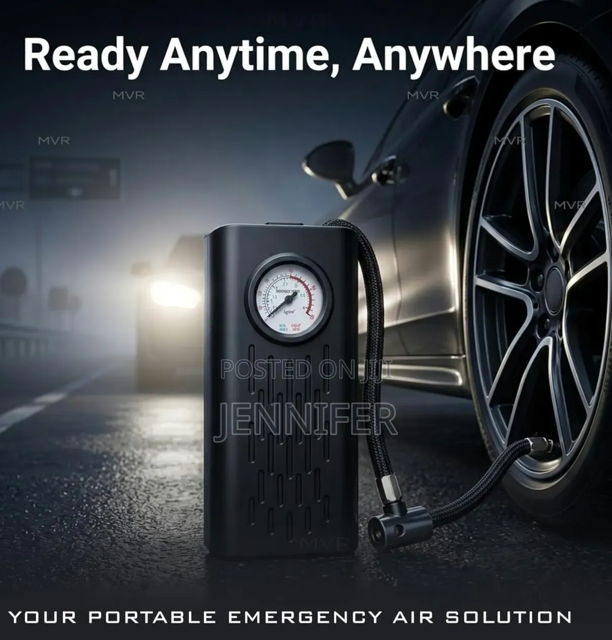 Cordless Air Pump for Car & Bike Tyres