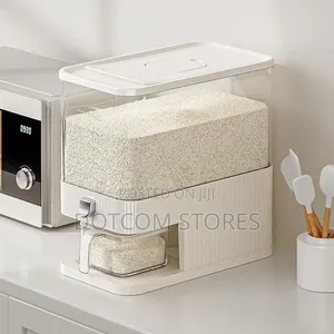 5 KG Kitchen Clear Moisture-Proof Food Grade Rice Dispenser