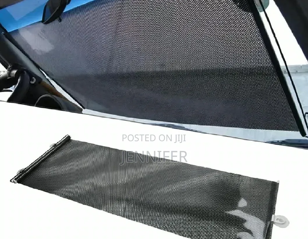 Retractable Suction-Cup Roller Car Sunshade
