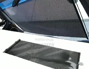 Retractable Suction-Cup Roller Car Sunshade