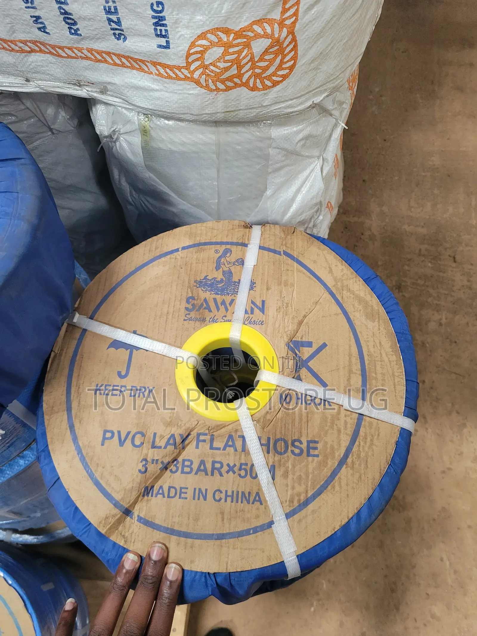 PVC Flat Hose Pipe 3" 50m.