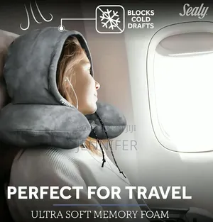 Hoodie Travel Pillow With Soft Memory Foam