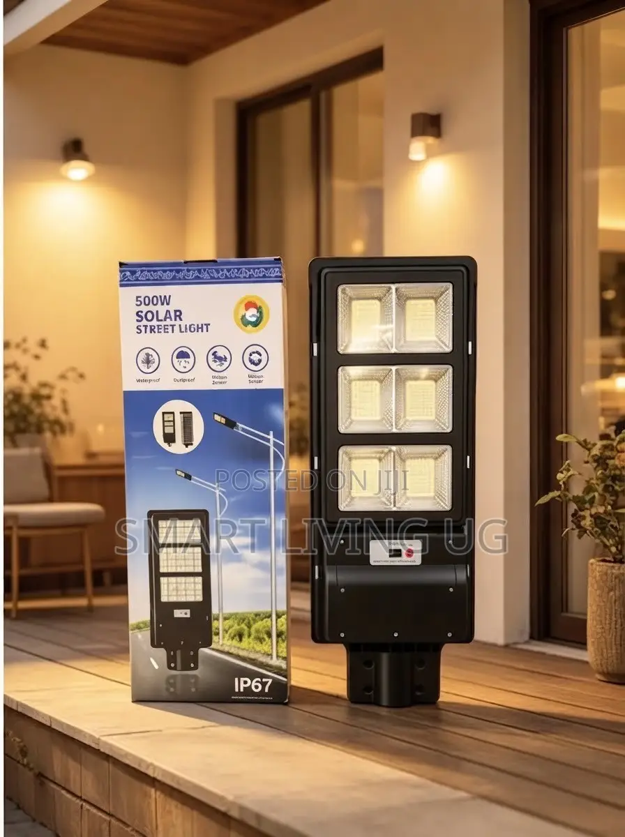 500W Outdoor Integrated Solar Parking Lot Street Light