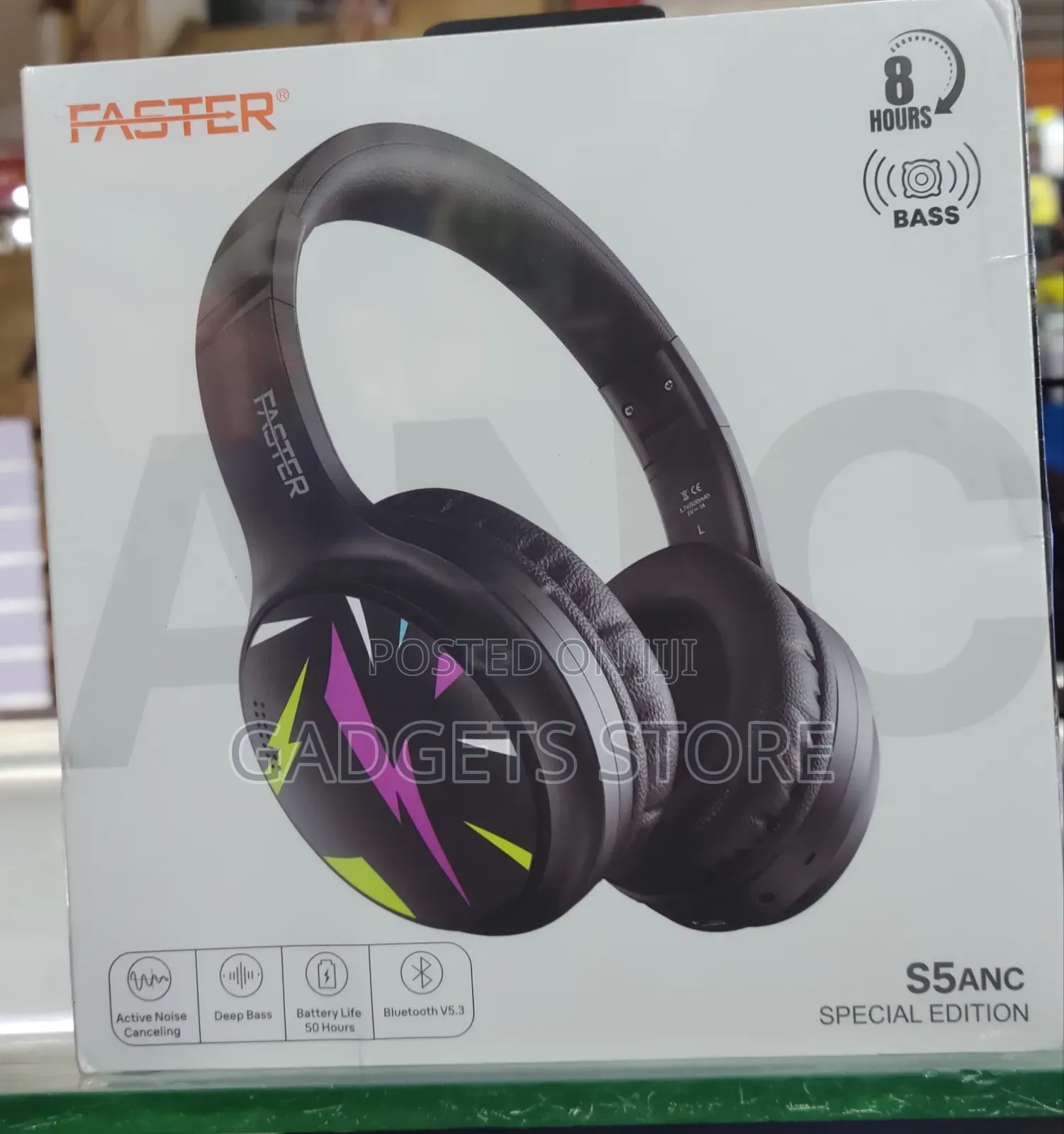 Faster S5 ANC Special Edition Wireless Over-Ear Headphones