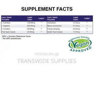 ValuPower – Men’s Vitality & Endurance 30caps Natural Manpower
