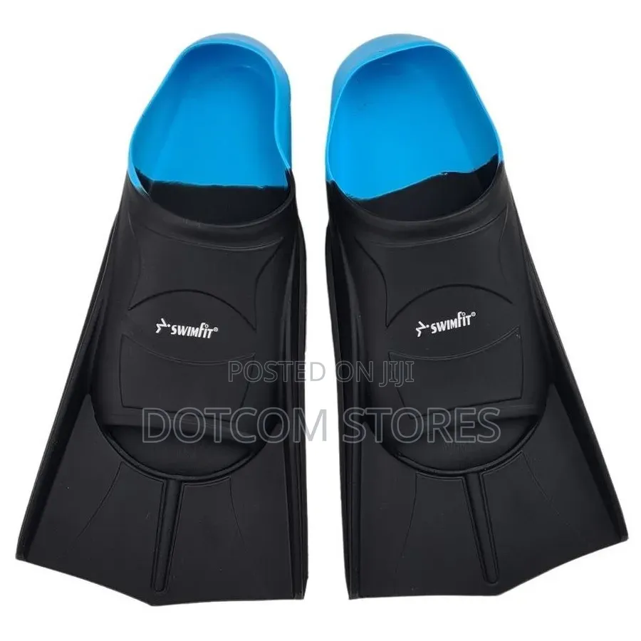 Black and Blue Swimming Fins (Flippers)