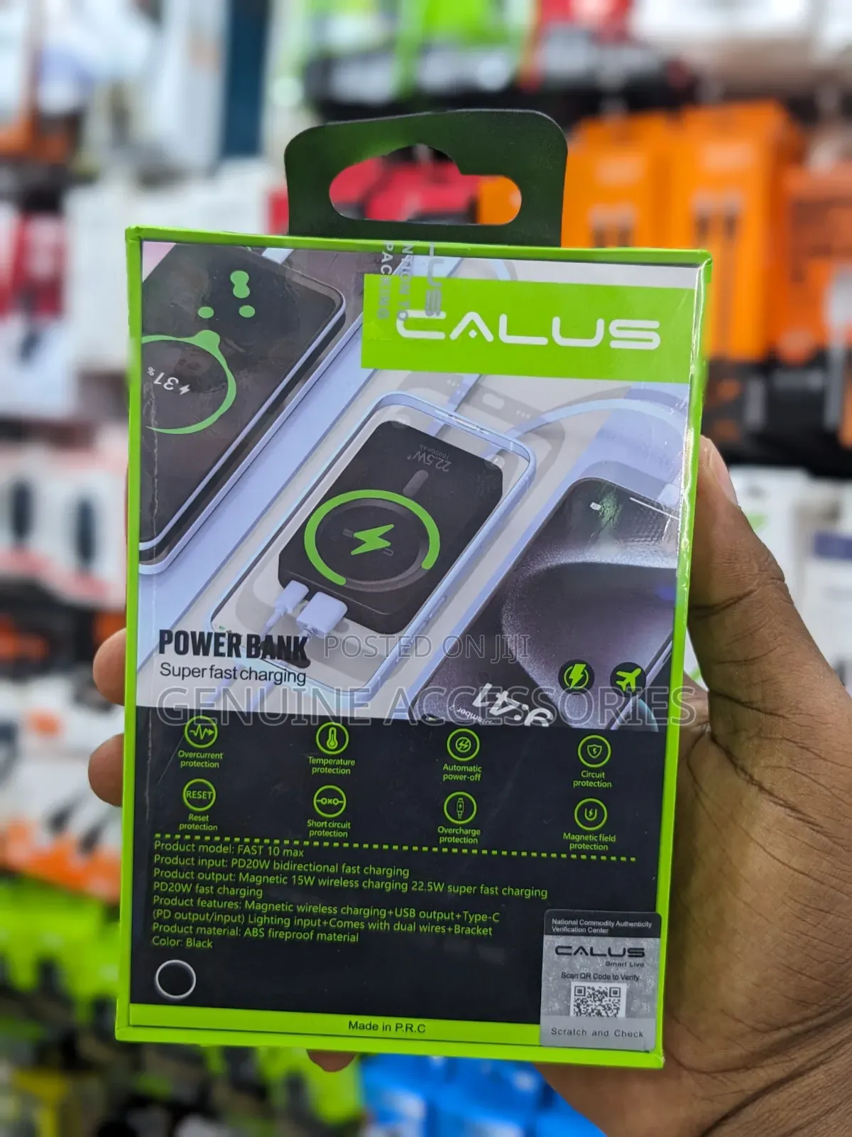 CALUS Fast10max 10000Amh Wireless Powerbank