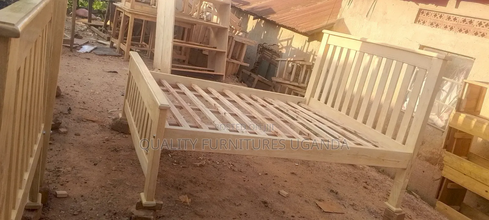 5 by 6 Grade One Wooden Bed
