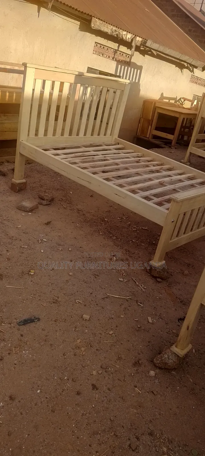 Four by Six Strong Musambya Wooden Bed