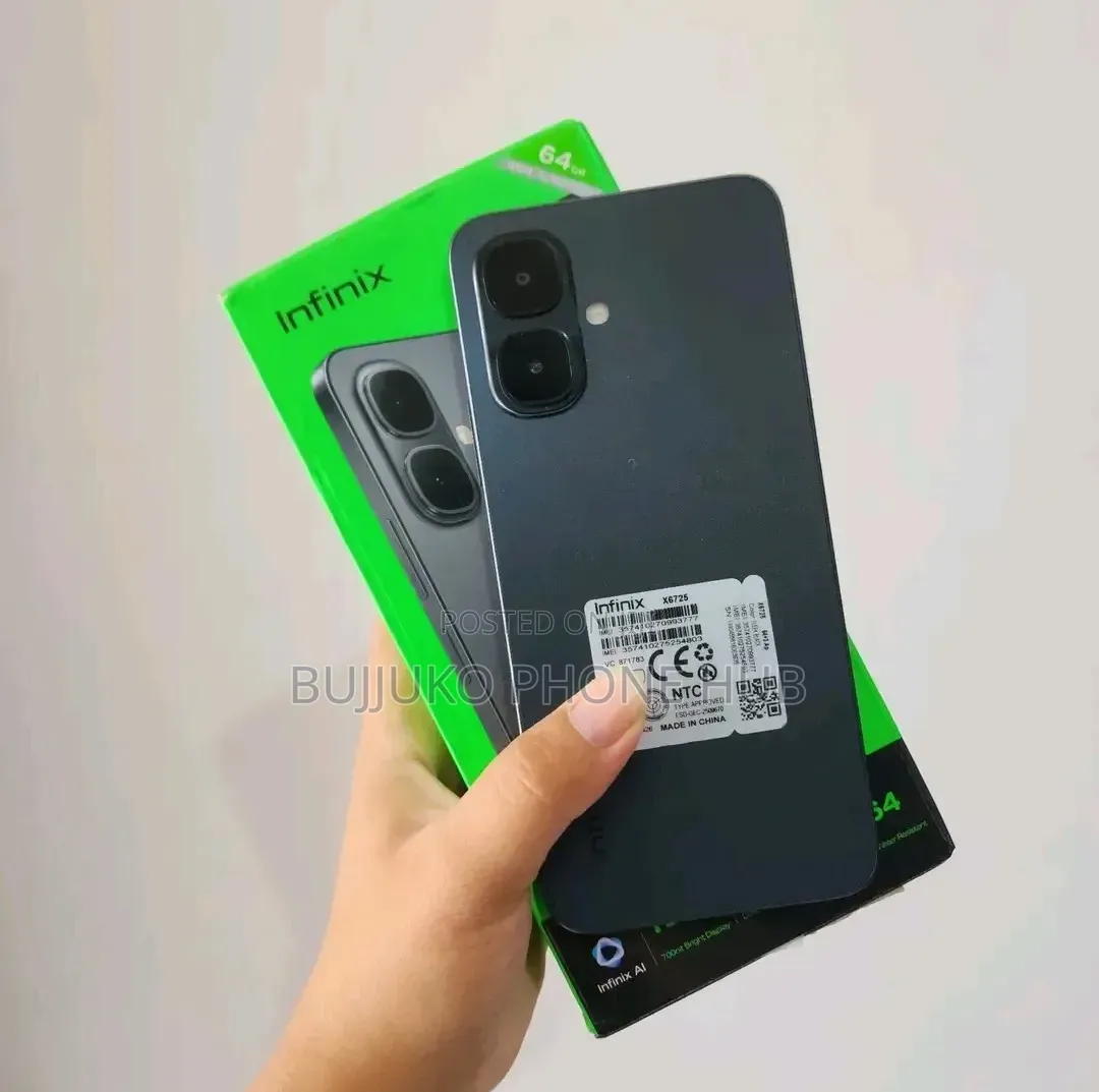 New Infinix Smart 10 128 GB Black