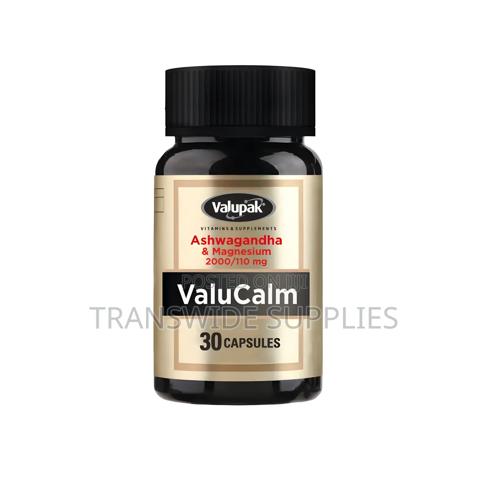 ValuCalm (Ashwagandha + Magnesium + Vitamin B6) - For Stress Relief