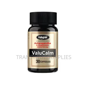 ValuCalm (Ashwagandha + Magnesium + Vitamin B6) - For Stress Relief