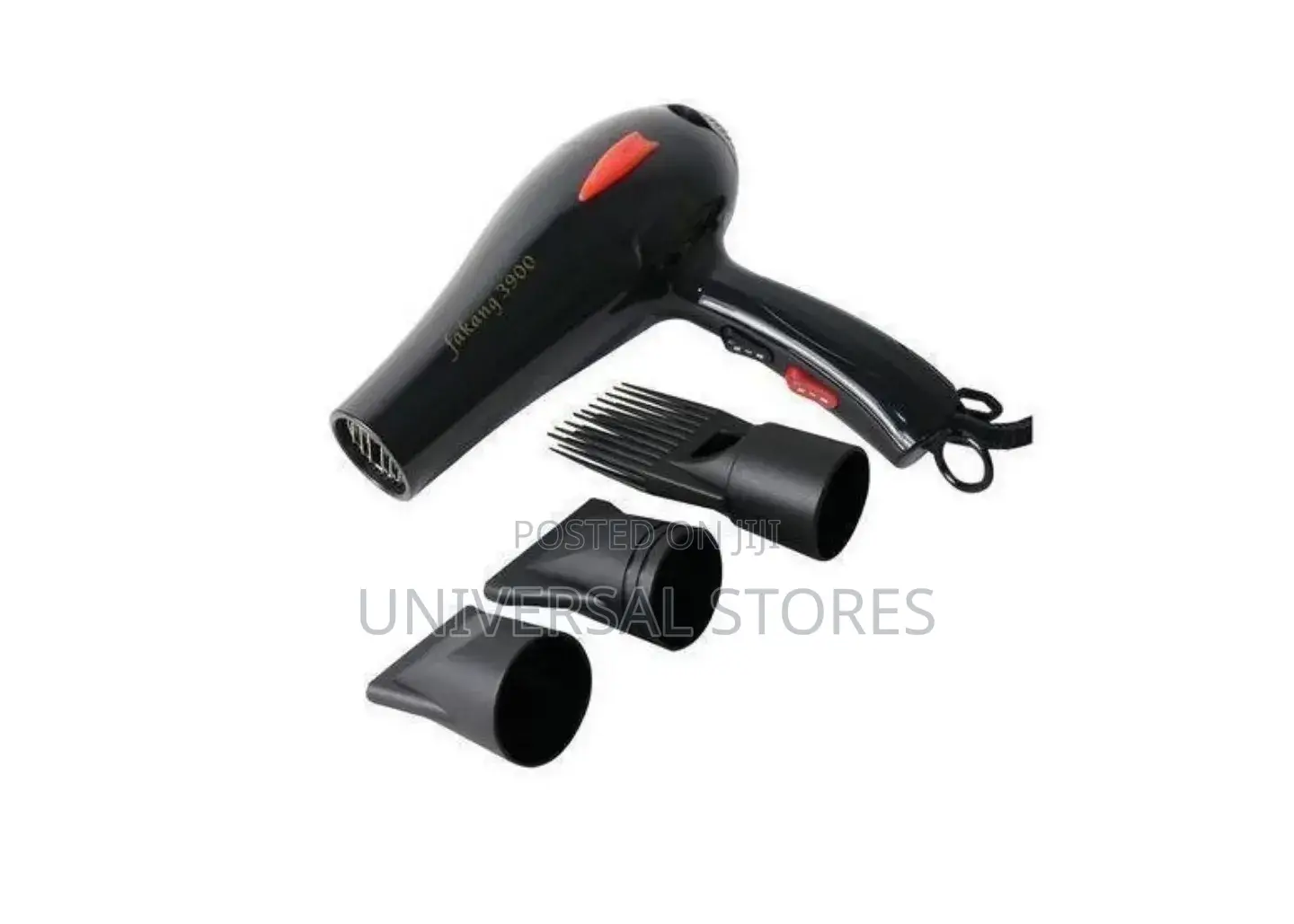 Fakang Professional Electric Hair Dryer - Black