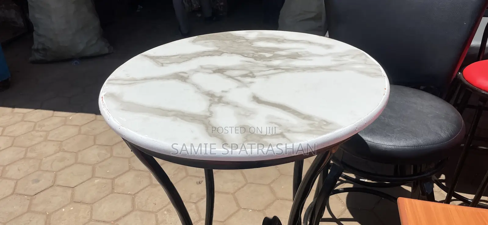 Wooden Counter Table White