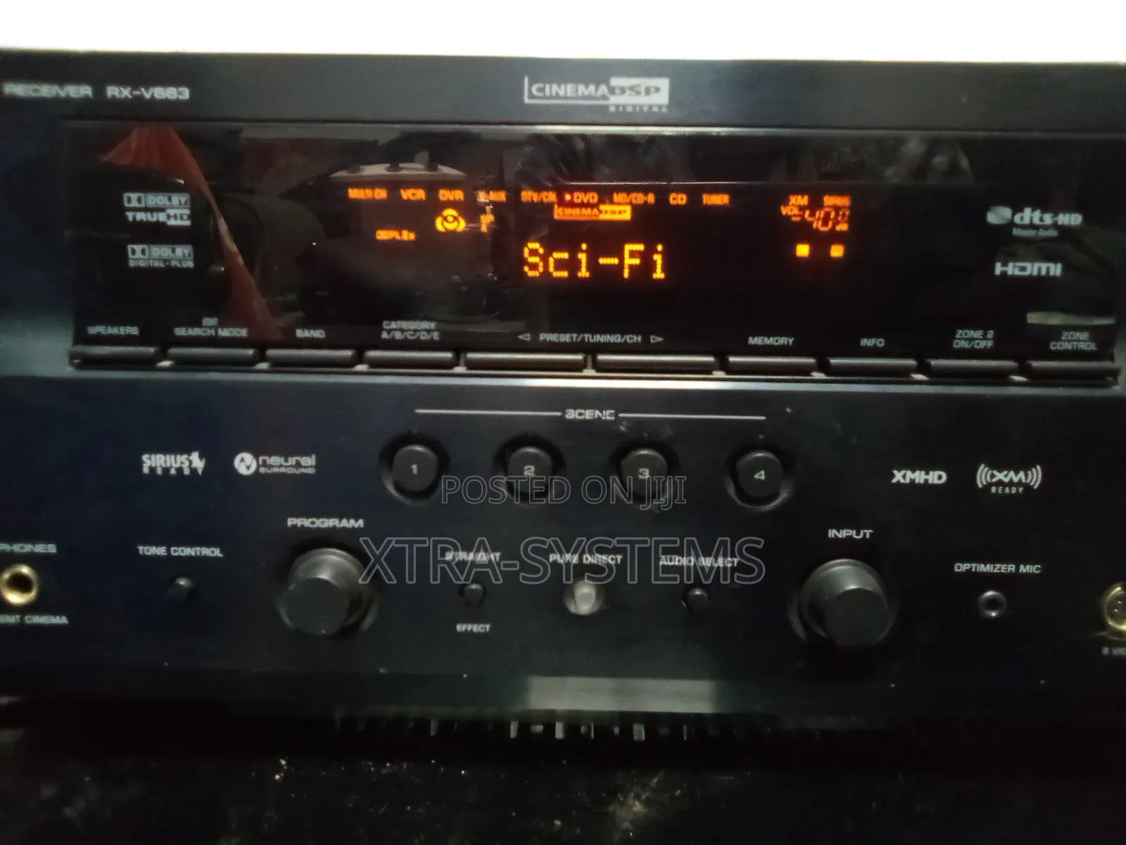 Yamaha RX-V663 Natural Sound 7.2-Channel AV Receiver